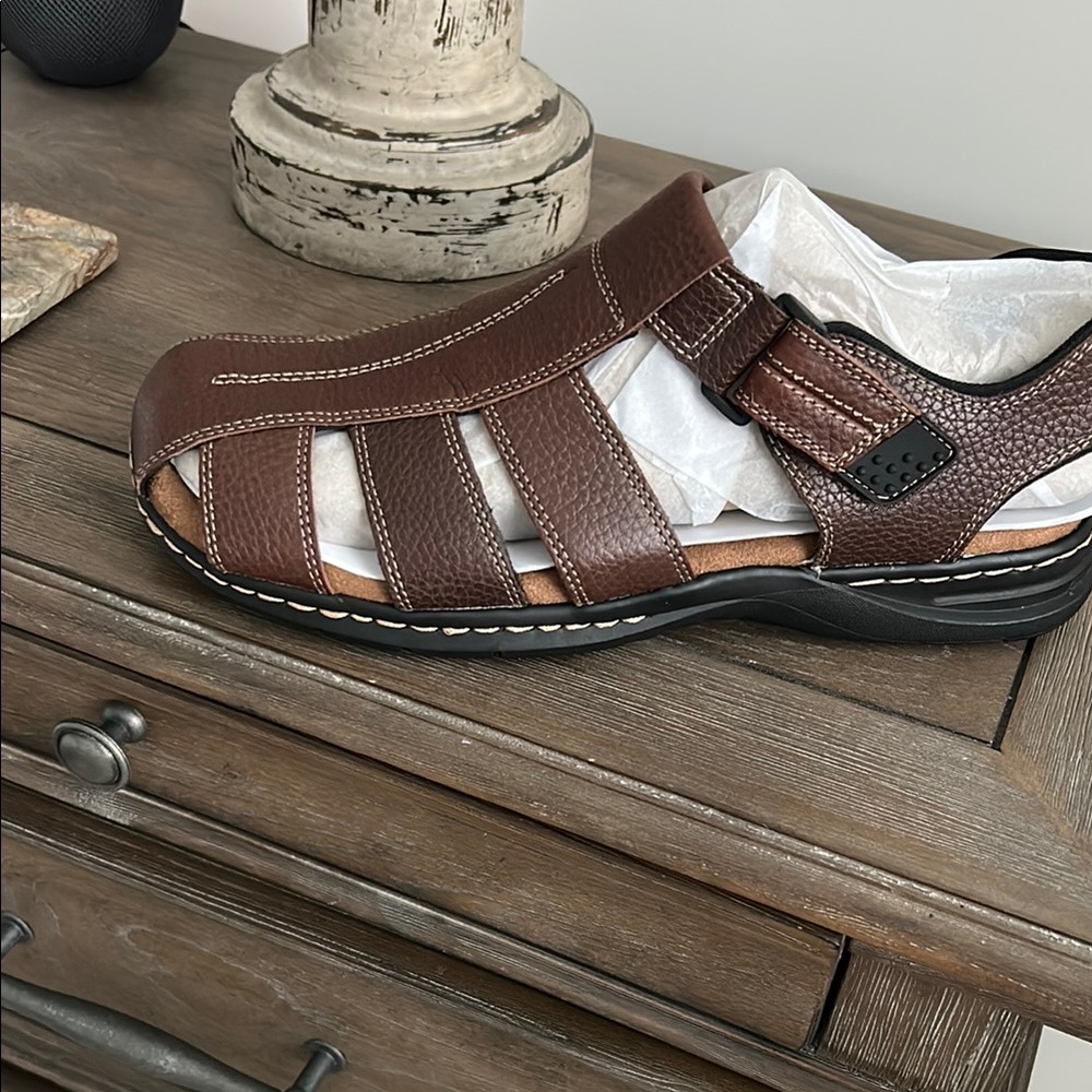 Men's Brown Leather Sandals